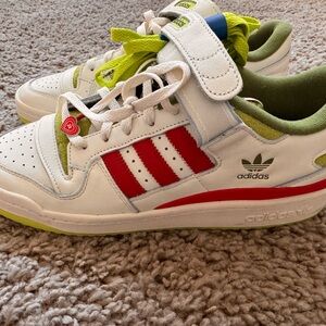 Adidas Originals Forum Low x The Grinch Cream 2023 Shoes Men’s Size 10.5 ID3512